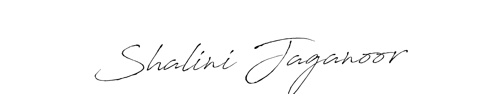Make a beautiful signature design for name Shalini Jaganoor. With this signature (Antro_Vectra) style, you can create a handwritten signature for free. Shalini Jaganoor signature style 6 images and pictures png