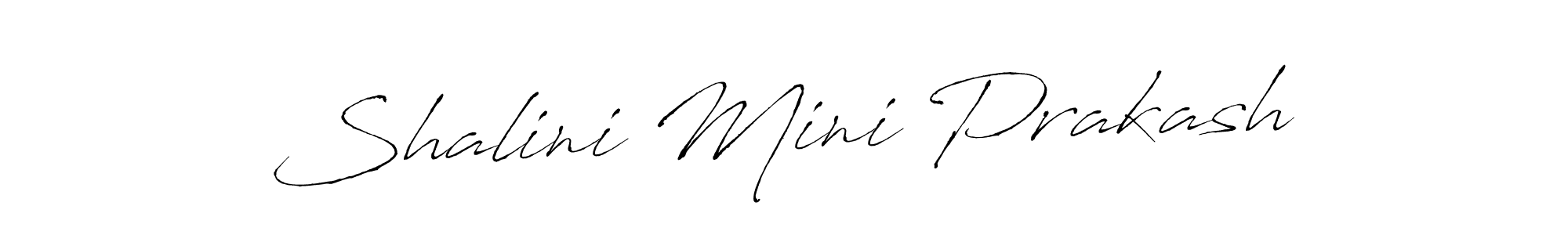 Also we have Shalini Mini Prakash name is the best signature style. Create professional handwritten signature collection using Antro_Vectra autograph style. Shalini Mini Prakash signature style 6 images and pictures png