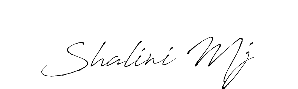 You should practise on your own different ways (Antro_Vectra) to write your name (Shalini Mj) in signature. don't let someone else do it for you. Shalini Mj signature style 6 images and pictures png