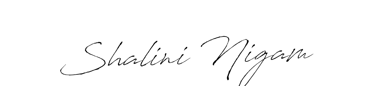 It looks lik you need a new signature style for name Shalini Nigam. Design unique handwritten (Antro_Vectra) signature with our free signature maker in just a few clicks. Shalini Nigam signature style 6 images and pictures png