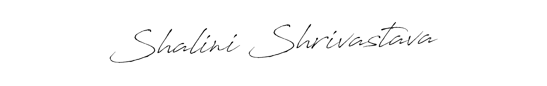 How to make Shalini Shrivastava name signature. Use Antro_Vectra style for creating short signs online. This is the latest handwritten sign. Shalini Shrivastava signature style 6 images and pictures png