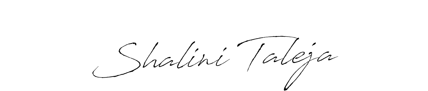 The best way (Antro_Vectra) to make a short signature is to pick only two or three words in your name. The name Shalini Taleja include a total of six letters. For converting this name. Shalini Taleja signature style 6 images and pictures png