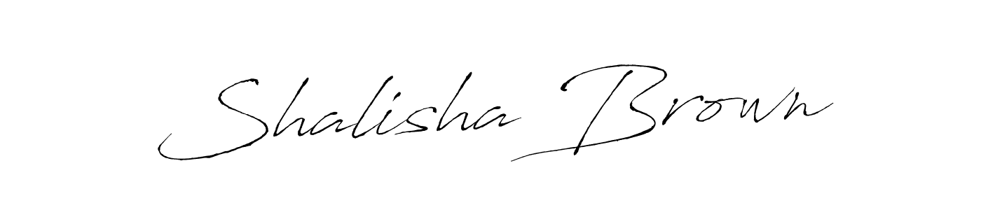 Make a beautiful signature design for name Shalisha Brown. With this signature (Antro_Vectra) style, you can create a handwritten signature for free. Shalisha Brown signature style 6 images and pictures png