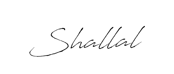 Design your own signature with our free online signature maker. With this signature software, you can create a handwritten (Antro_Vectra) signature for name Shallal. Shallal signature style 6 images and pictures png