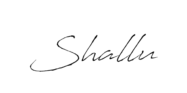 Make a beautiful signature design for name Shallu. Use this online signature maker to create a handwritten signature for free. Shallu signature style 6 images and pictures png