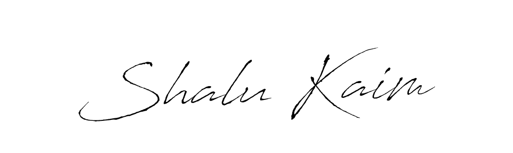 Use a signature maker to create a handwritten signature online. With this signature software, you can design (Antro_Vectra) your own signature for name Shalu Kaim. Shalu Kaim signature style 6 images and pictures png