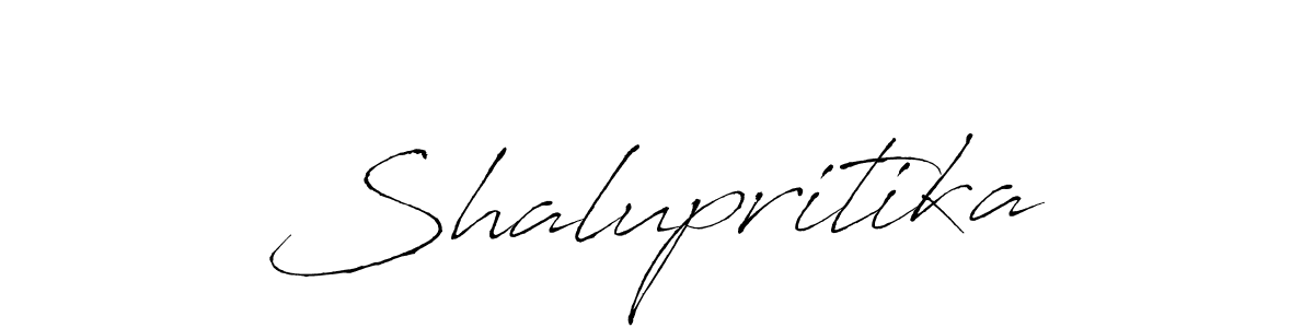 Design your own signature with our free online signature maker. With this signature software, you can create a handwritten (Antro_Vectra) signature for name Shalupritika. Shalupritika signature style 6 images and pictures png