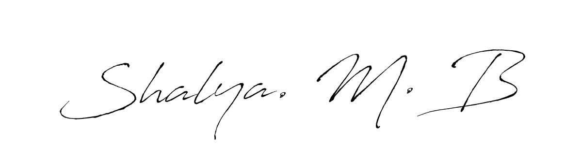 if you are searching for the best signature style for your name Shalya. M. B. so please give up your signature search. here we have designed multiple signature styles  using Antro_Vectra. Shalya. M. B signature style 6 images and pictures png