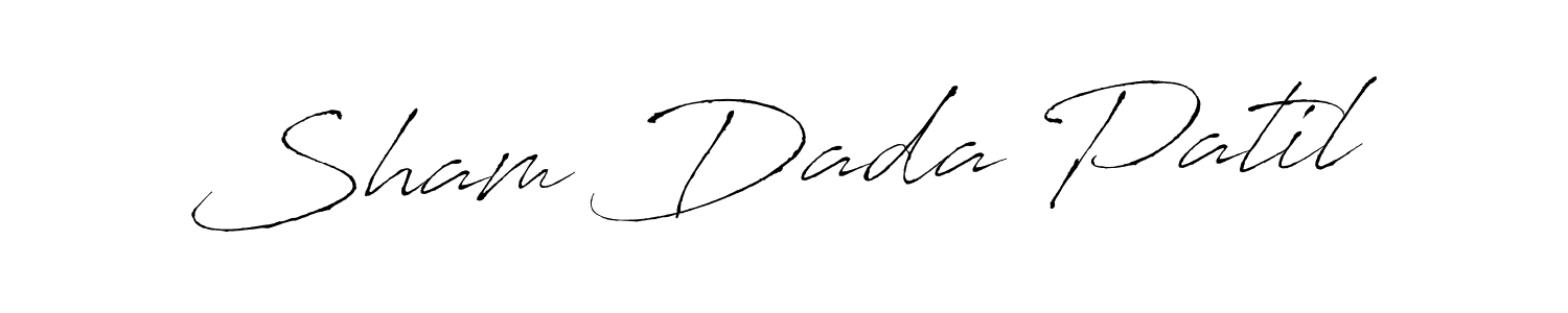 Also we have Sham Dada Patil name is the best signature style. Create professional handwritten signature collection using Antro_Vectra autograph style. Sham Dada Patil signature style 6 images and pictures png