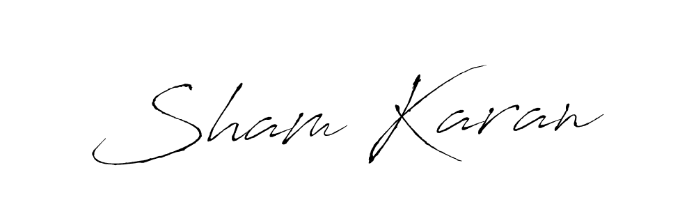 Similarly Antro_Vectra is the best handwritten signature design. Signature creator online .You can use it as an online autograph creator for name Sham Karan. Sham Karan signature style 6 images and pictures png