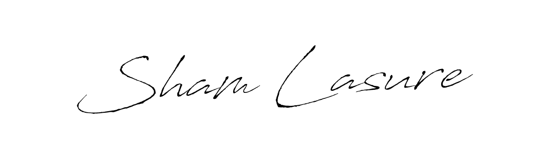 Also You can easily find your signature by using the search form. We will create Sham Lasure name handwritten signature images for you free of cost using Antro_Vectra sign style. Sham Lasure signature style 6 images and pictures png