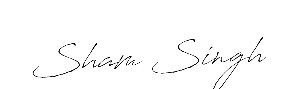 Also we have Sham Singh name is the best signature style. Create professional handwritten signature collection using Antro_Vectra autograph style. Sham Singh signature style 6 images and pictures png