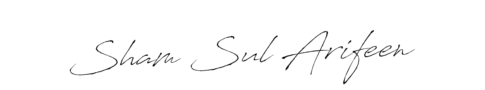 Also we have Sham Sul Arifeen name is the best signature style. Create professional handwritten signature collection using Antro_Vectra autograph style. Sham Sul Arifeen signature style 6 images and pictures png