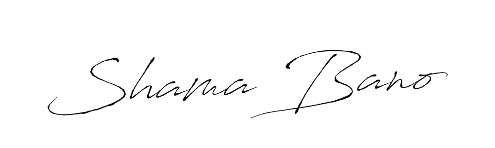 How to make Shama Bano signature? Antro_Vectra is a professional autograph style. Create handwritten signature for Shama Bano name. Shama Bano signature style 6 images and pictures png