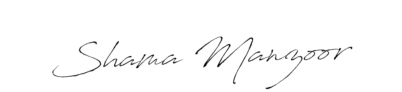 Similarly Antro_Vectra is the best handwritten signature design. Signature creator online .You can use it as an online autograph creator for name Shama Manzoor. Shama Manzoor signature style 6 images and pictures png