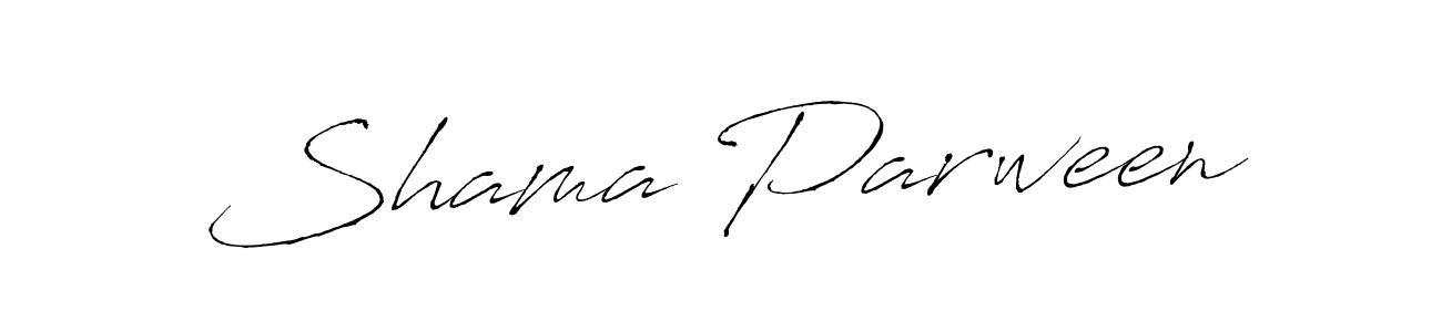 It looks lik you need a new signature style for name Shama Parween. Design unique handwritten (Antro_Vectra) signature with our free signature maker in just a few clicks. Shama Parween signature style 6 images and pictures png