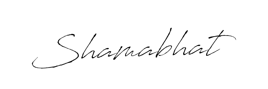 Use a signature maker to create a handwritten signature online. With this signature software, you can design (Antro_Vectra) your own signature for name Shamabhat. Shamabhat signature style 6 images and pictures png