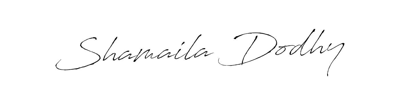 Make a beautiful signature design for name Shamaila Dodhy. With this signature (Antro_Vectra) style, you can create a handwritten signature for free. Shamaila Dodhy signature style 6 images and pictures png