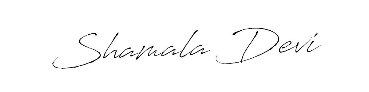 Shamala Devi stylish signature style. Best Handwritten Sign (Antro_Vectra) for my name. Handwritten Signature Collection Ideas for my name Shamala Devi. Shamala Devi signature style 6 images and pictures png