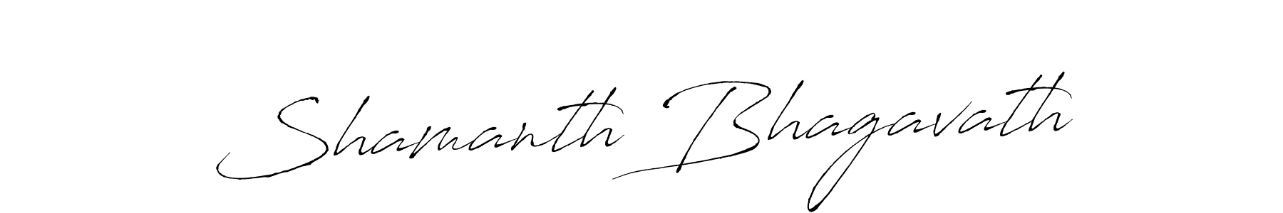You can use this online signature creator to create a handwritten signature for the name Shamanth Bhagavath. This is the best online autograph maker. Shamanth Bhagavath signature style 6 images and pictures png