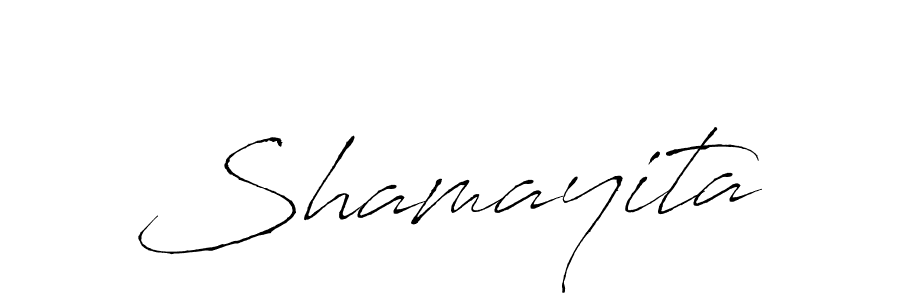 Shamayita stylish signature style. Best Handwritten Sign (Antro_Vectra) for my name. Handwritten Signature Collection Ideas for my name Shamayita. Shamayita signature style 6 images and pictures png