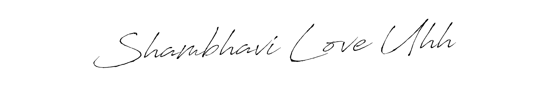 Use a signature maker to create a handwritten signature online. With this signature software, you can design (Antro_Vectra) your own signature for name Shambhavi Love Uhh. Shambhavi Love Uhh signature style 6 images and pictures png