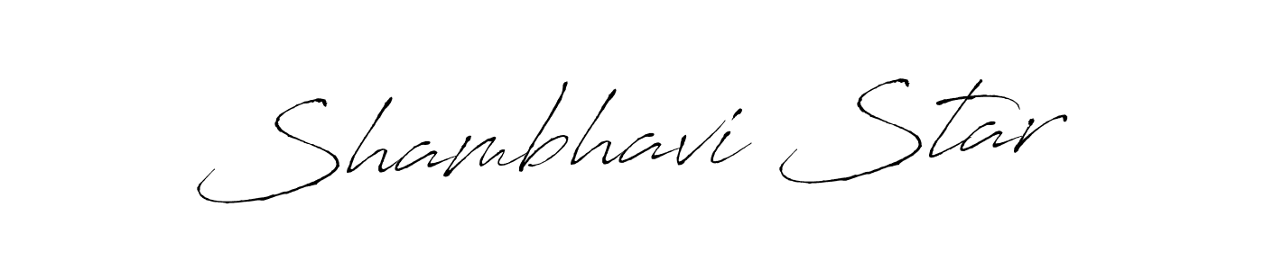Antro_Vectra is a professional signature style that is perfect for those who want to add a touch of class to their signature. It is also a great choice for those who want to make their signature more unique. Get Shambhavi Star name to fancy signature for free. Shambhavi Star signature style 6 images and pictures png