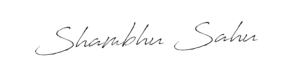 Use a signature maker to create a handwritten signature online. With this signature software, you can design (Antro_Vectra) your own signature for name Shambhu Sahu. Shambhu Sahu signature style 6 images and pictures png