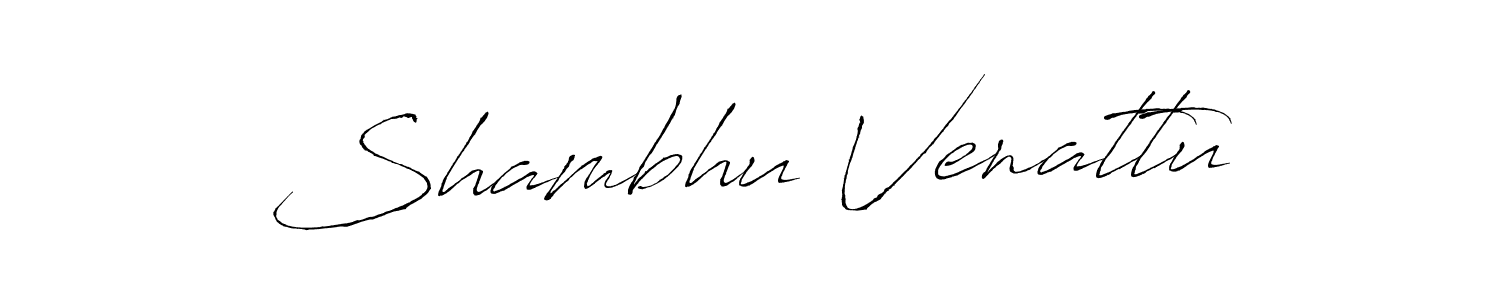 Also we have Shambhu Venattu name is the best signature style. Create professional handwritten signature collection using Antro_Vectra autograph style. Shambhu Venattu signature style 6 images and pictures png