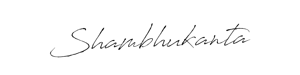 Design your own signature with our free online signature maker. With this signature software, you can create a handwritten (Antro_Vectra) signature for name Shambhukanta. Shambhukanta signature style 6 images and pictures png