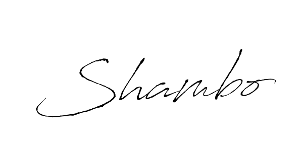 Create a beautiful signature design for name Shambo. With this signature (Antro_Vectra) fonts, you can make a handwritten signature for free. Shambo signature style 6 images and pictures png