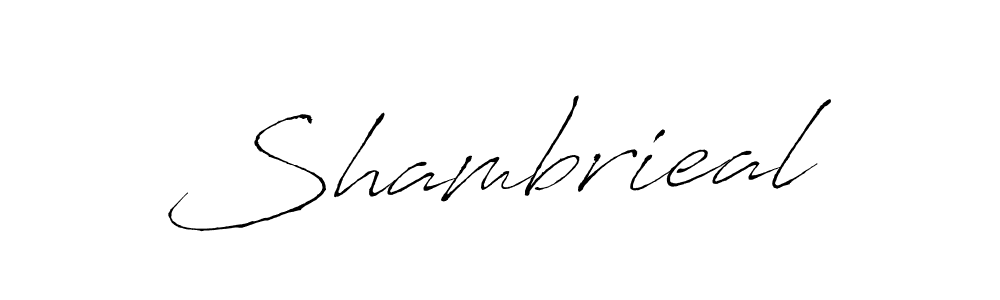 Use a signature maker to create a handwritten signature online. With this signature software, you can design (Antro_Vectra) your own signature for name Shambrieal. Shambrieal signature style 6 images and pictures png