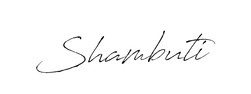 Shambuti stylish signature style. Best Handwritten Sign (Antro_Vectra) for my name. Handwritten Signature Collection Ideas for my name Shambuti. Shambuti signature style 6 images and pictures png