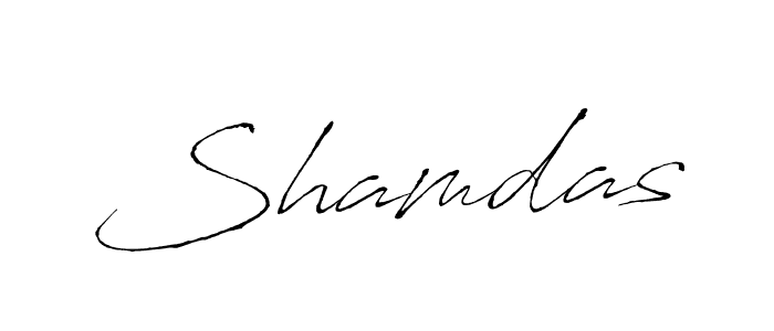 if you are searching for the best signature style for your name Shamdas. so please give up your signature search. here we have designed multiple signature styles  using Antro_Vectra. Shamdas signature style 6 images and pictures png