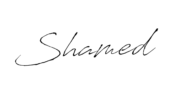 Make a beautiful signature design for name Shamed. Use this online signature maker to create a handwritten signature for free. Shamed signature style 6 images and pictures png