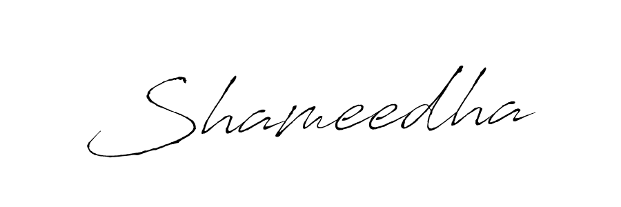 The best way (Antro_Vectra) to make a short signature is to pick only two or three words in your name. The name Shameedha include a total of six letters. For converting this name. Shameedha signature style 6 images and pictures png