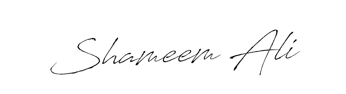 How to make Shameem Ali name signature. Use Antro_Vectra style for creating short signs online. This is the latest handwritten sign. Shameem Ali signature style 6 images and pictures png