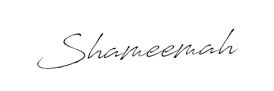 Shameemah stylish signature style. Best Handwritten Sign (Antro_Vectra) for my name. Handwritten Signature Collection Ideas for my name Shameemah. Shameemah signature style 6 images and pictures png