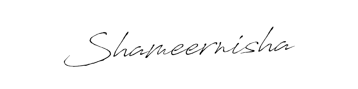 Shameernisha stylish signature style. Best Handwritten Sign (Antro_Vectra) for my name. Handwritten Signature Collection Ideas for my name Shameernisha. Shameernisha signature style 6 images and pictures png