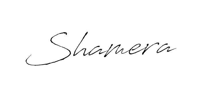 Shamera stylish signature style. Best Handwritten Sign (Antro_Vectra) for my name. Handwritten Signature Collection Ideas for my name Shamera. Shamera signature style 6 images and pictures png