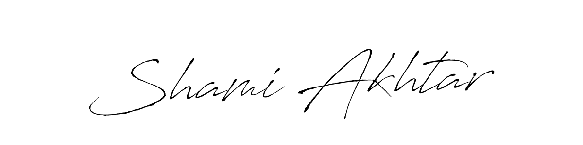 Also You can easily find your signature by using the search form. We will create Shami Akhtar name handwritten signature images for you free of cost using Antro_Vectra sign style. Shami Akhtar signature style 6 images and pictures png