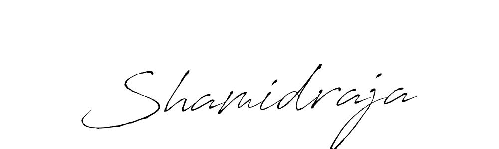 Use a signature maker to create a handwritten signature online. With this signature software, you can design (Antro_Vectra) your own signature for name Shamidraja. Shamidraja signature style 6 images and pictures png