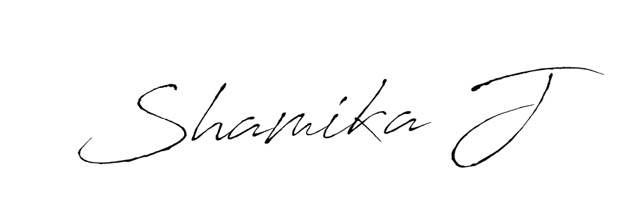 You can use this online signature creator to create a handwritten signature for the name Shamika J. This is the best online autograph maker. Shamika J signature style 6 images and pictures png