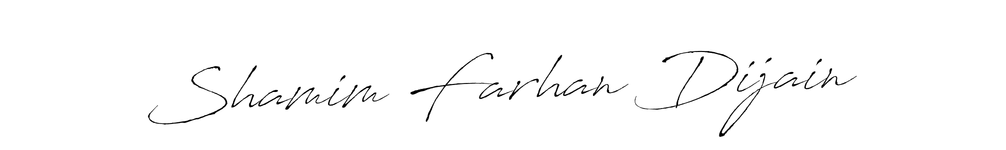 Make a beautiful signature design for name Shamim Farhan Dijain. Use this online signature maker to create a handwritten signature for free. Shamim Farhan Dijain signature style 6 images and pictures png