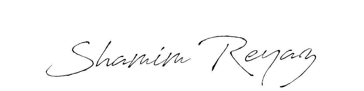 The best way (Antro_Vectra) to make a short signature is to pick only two or three words in your name. The name Shamim Reyaz include a total of six letters. For converting this name. Shamim Reyaz signature style 6 images and pictures png