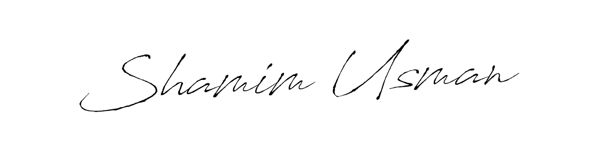 It looks lik you need a new signature style for name Shamim Usman. Design unique handwritten (Antro_Vectra) signature with our free signature maker in just a few clicks. Shamim Usman signature style 6 images and pictures png