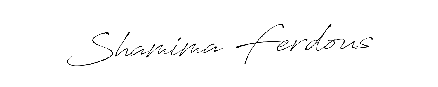 Shamima Ferdous stylish signature style. Best Handwritten Sign (Antro_Vectra) for my name. Handwritten Signature Collection Ideas for my name Shamima Ferdous. Shamima Ferdous signature style 6 images and pictures png