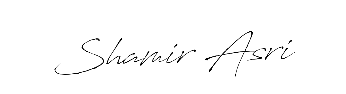 Shamir Asri stylish signature style. Best Handwritten Sign (Antro_Vectra) for my name. Handwritten Signature Collection Ideas for my name Shamir Asri. Shamir Asri signature style 6 images and pictures png