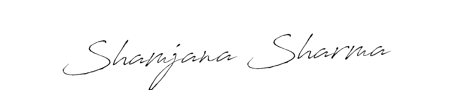 Check out images of Autograph of Shamjana Sharma name. Actor Shamjana Sharma Signature Style. Antro_Vectra is a professional sign style online. Shamjana Sharma signature style 6 images and pictures png