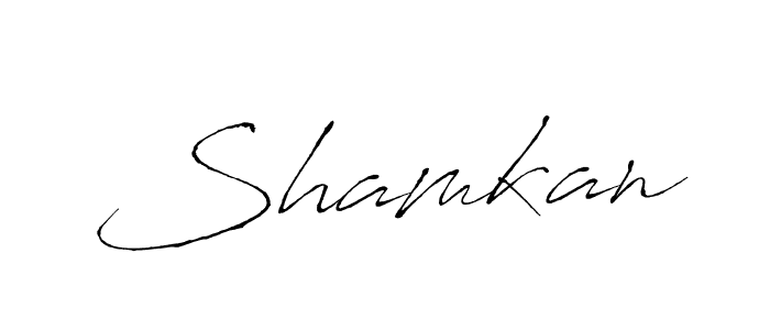 Antro_Vectra is a professional signature style that is perfect for those who want to add a touch of class to their signature. It is also a great choice for those who want to make their signature more unique. Get Shamkan name to fancy signature for free. Shamkan signature style 6 images and pictures png